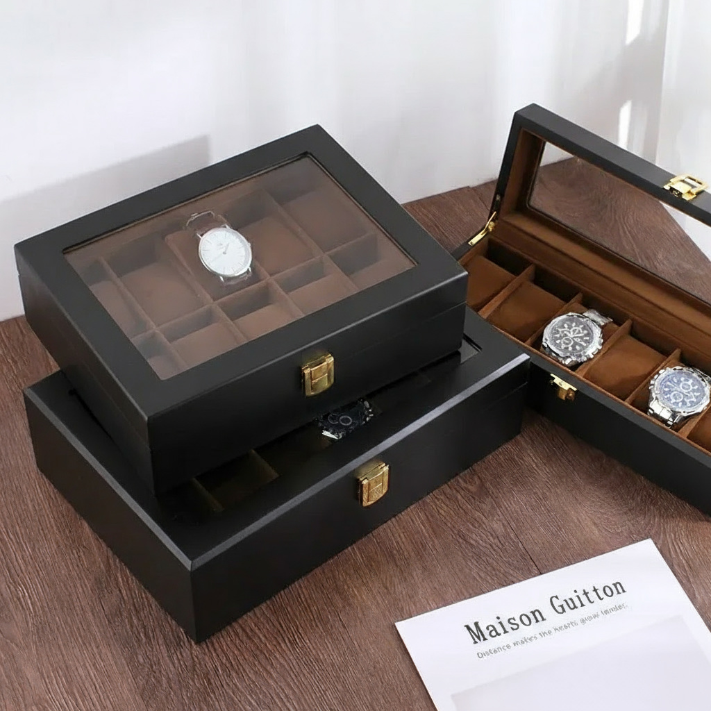 Grande Boîte à Montres Haut de Gamme
