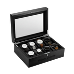 Boîte à Montre Luxe en Bois Noir