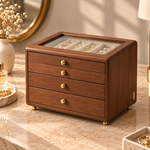 Coffret à Bijoux Vitré – 3 ou 4 Niveaux